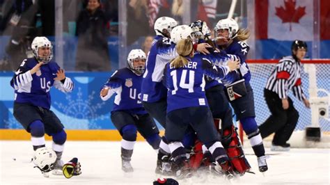 Team Usa Snaps Canadas Streak Wins First Olympic Womens Hockey Gold
