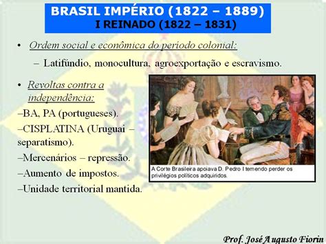 Primeiro Reinado Brasil Império