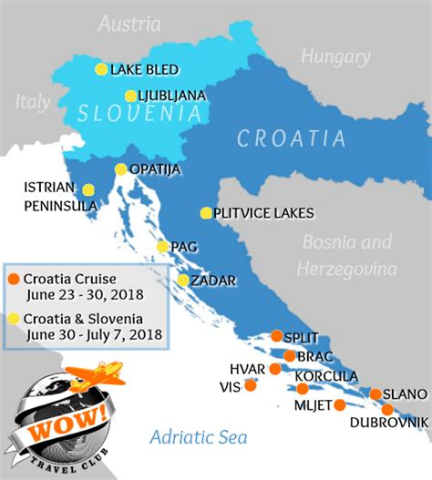 Croatia And Slovenia 2017 18 Wow Travel Club