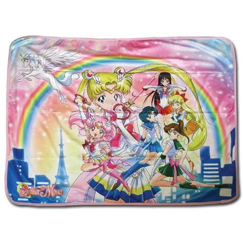 Blanket Sailor Moon Super S New Super Group Throw Fleece Throw