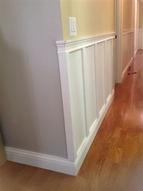 This story is ideally consistent from the outside to should i just wrap the chair rail around the corner and continue it into the hall? ending wainscoting outside corner - Google Search ...