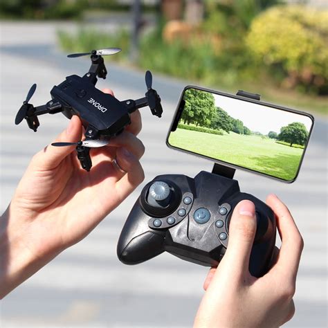 S107 Foldable Mini Drone Rc 4k Fpv Hd Camera Wifi Fpv Dron Selfie Rc
