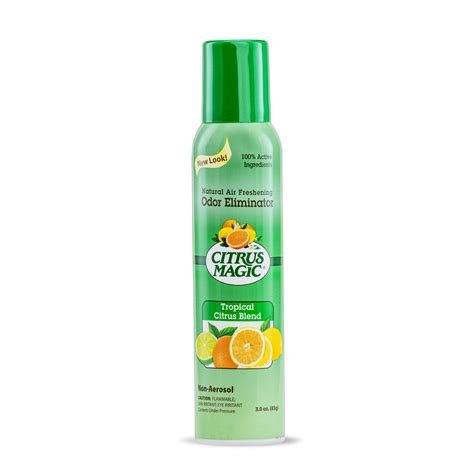 citrus magic natural odor eliminating air freshener spray tropical citrus blend
