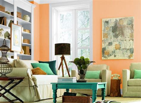 Orange wall paint living room orange looks very attractive when. 60 Wall Color Ideas In Orange - Naturinspirierte Design ...