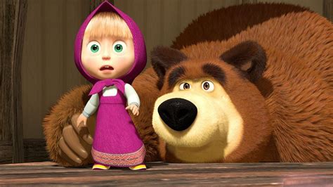 Masha And The Bear Puzzle Game For Kids Youtube