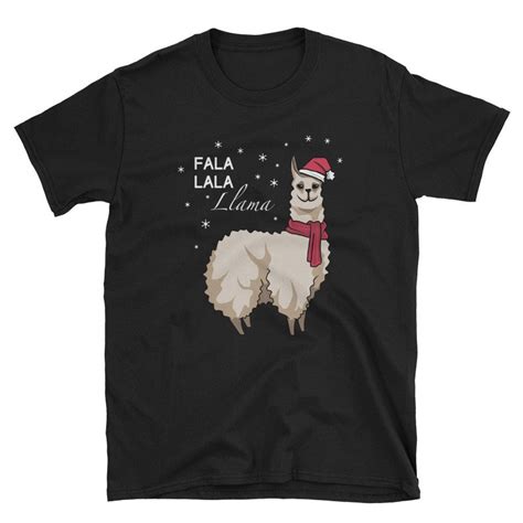 Christmas Llama Shirts For Women Llama Gift Apparel Etsy