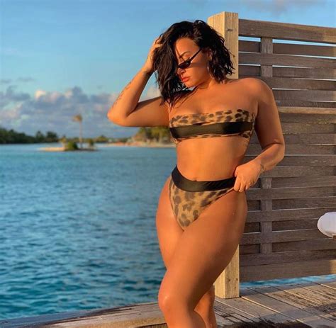 Demi Lovato In Bikini In Bora Bora Instagram Gotceleb