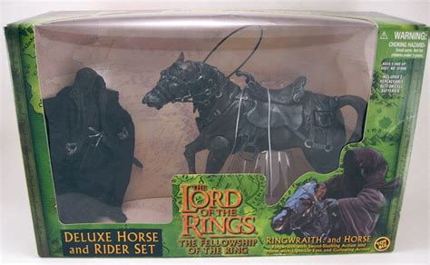 Ringwraith And Horse Action Figures Deluxe Set Lord Of The Rings