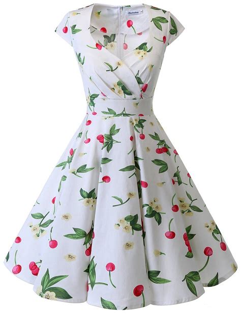 Little Cherry Print Dresses Daily Casual Dress Summer Party Dress