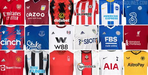 Premier League Home Shirts Ranked As Clubs Announce 202324 Kits