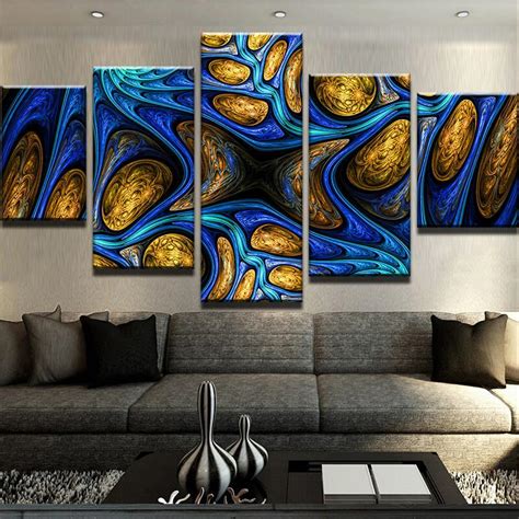 Fractal Abstract Panel Canvas Art Wall Decor Canvas Storm