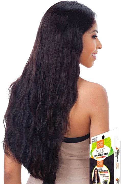 Model Model Nude Brazilian Human Hair Lace Part Wig Origin 702 Bellician
