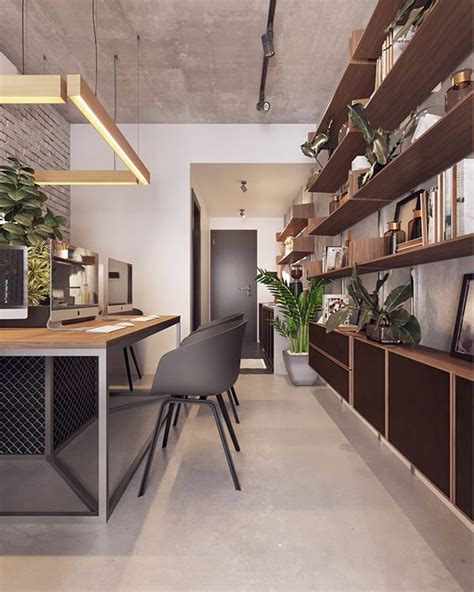 Small Officetel On Behance Small Office Design Interior Modern