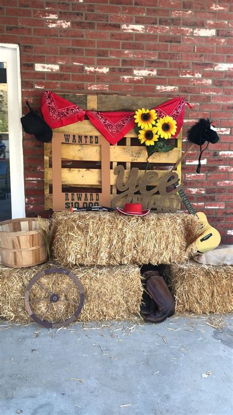 Western Theme Party Photo Booth Idea Western Theme Party Western