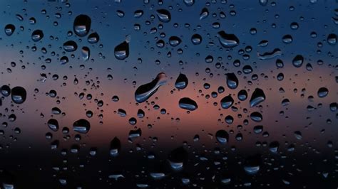 Wallpaper Glass Drops Water Blur Macro Hd Picture Image