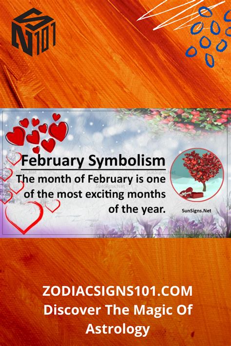 February Symbols The Month Of Lovers Zodiacsigns101 New Things To