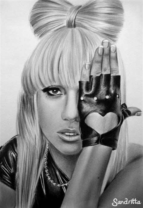 Lady Gaga: Mind Blowing Pencil Drawing Artworks