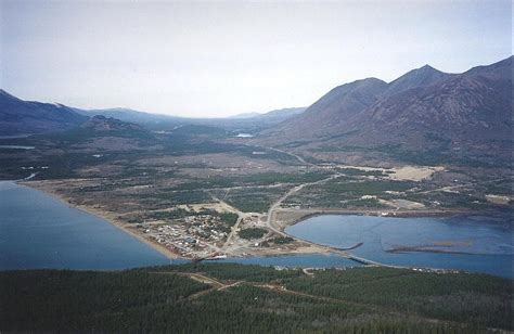 Aerial Photo Of Carcross Yukon Explorenorth