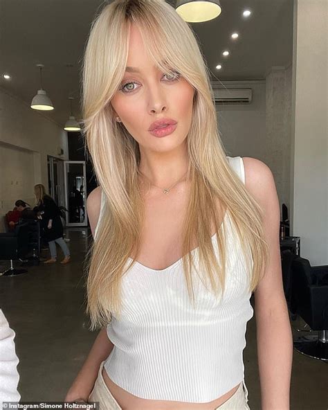 Simone Holtznagel Shows Off Her New Hairdo As She Continues Makeover
