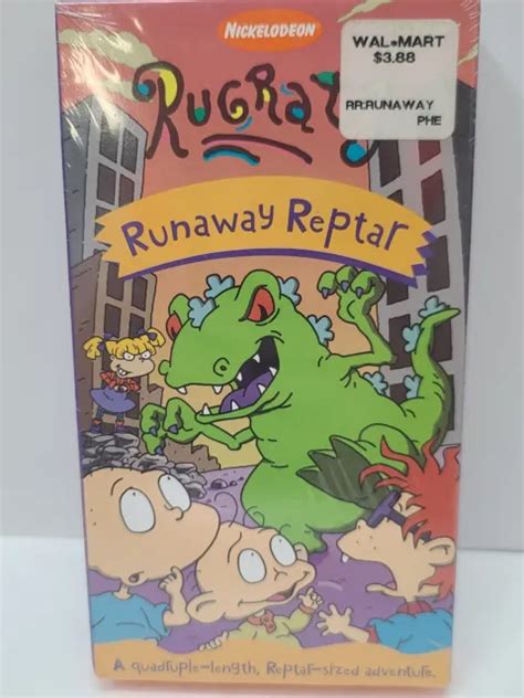Nickelodeon Rugrats Runaway Reptar Vhs Movie Tommy Chuckie The Best