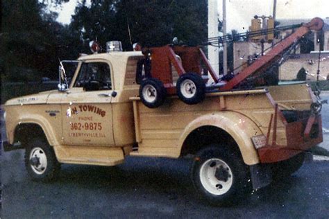Old School Wreckers Myersfirephotos Trucks Car Hauler Trailer