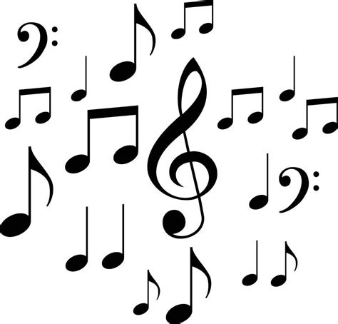 Find vectors of musical notes. MUSIC NOTES Treble Clef Vinyl Wall Art Decal Sticker