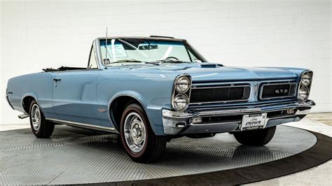 1965 Pontiac Gto Convertible For Sale 269758 Motorious