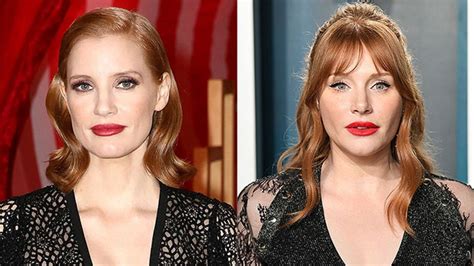 Jessica Chastain Reminds Fans Shes Not Bryce Dallas Howard Video