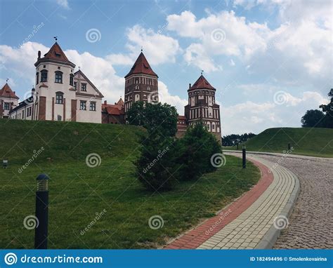 Mir Castle Starina Belarus Summer Artifacts Museum Stock Photo