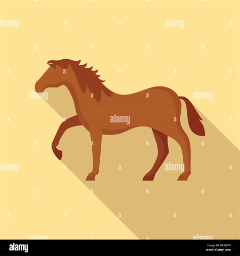 Riding Horse Icon Flat Illustration Of Riding Horse Vector Icon For