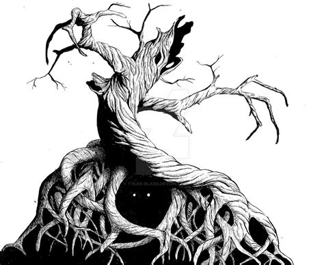 Creepy Tree By Tyler Blake On Deviantart
