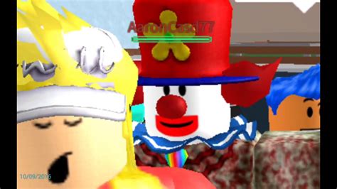 Terrifying Clown Sighting In Roblox Caught On Camera Youtube