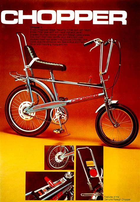 1970s Retro Bike Advert For The Raleigh Chopper Mark 2 Raleigh Bikes