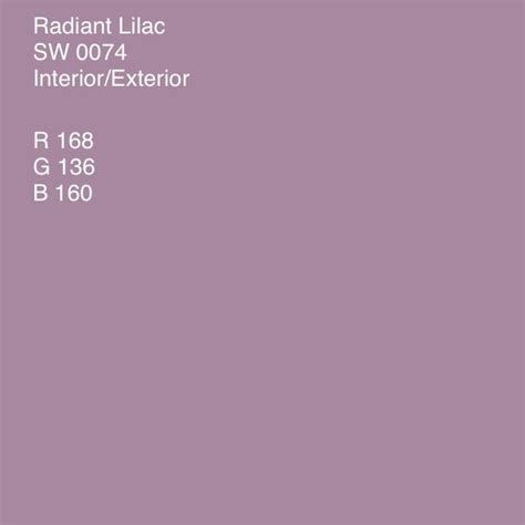Radiant Lilac Sherwin Williams Interior Paint Interior And Exterior