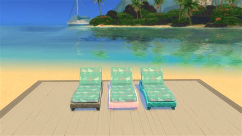 Flamingo Bay Lounge Set For Sims 4 Violablu ♥ Pixels And Music ♥ Sims 4