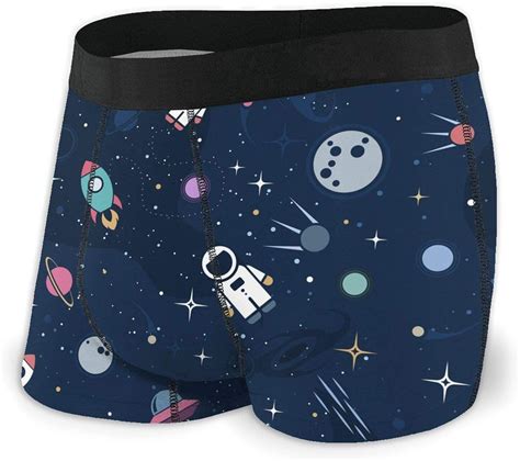 Stars In Outer Space Underwear Men S Boxer Briefs Men S No Ride Up