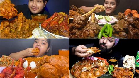 very hungry indian mukbangers love eating with hands youtube