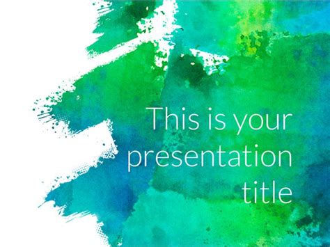 Artistic Powerpoint Templates Free Download Artistic Presentation