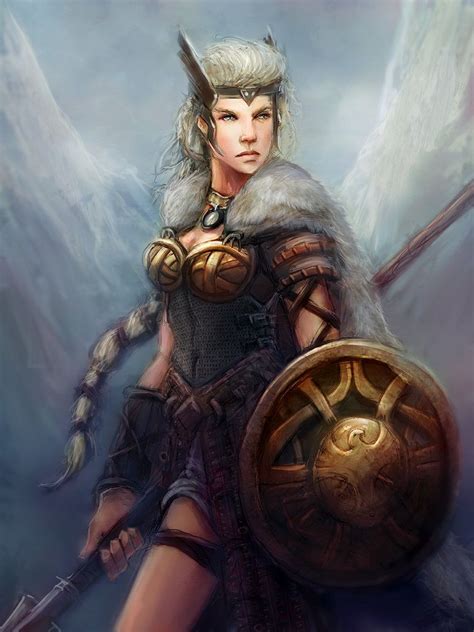 Freya The Valkyrie By Mattforsyth On Deviantart Valkyrie Warrior Woman Norse Goddess