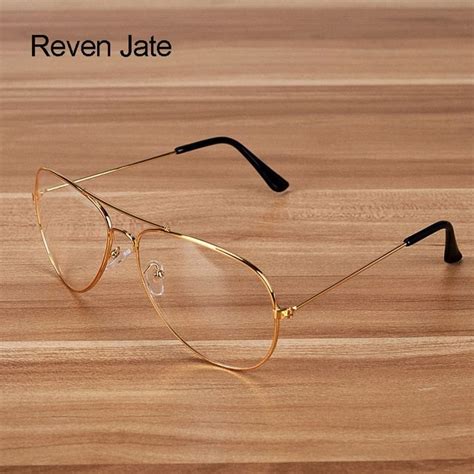 reven jate fashion alloy frame optical stylish eyeglasses frame for men glasses optical