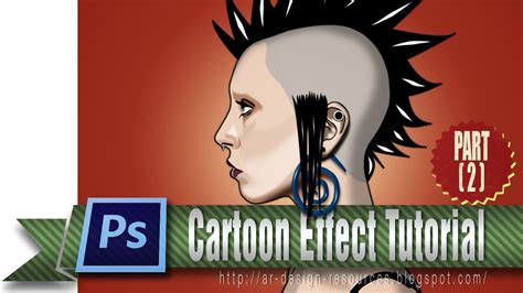Cartoon Effect — Photoshop Tutorial 2 Youtube