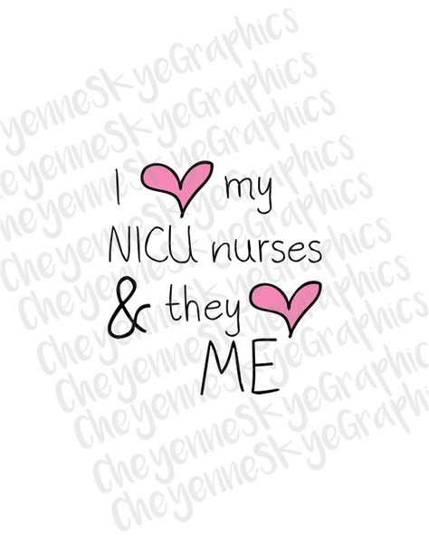 Nicu I Love My Nicu Nurses And They Love Me Svg Png And Dxf Etsy