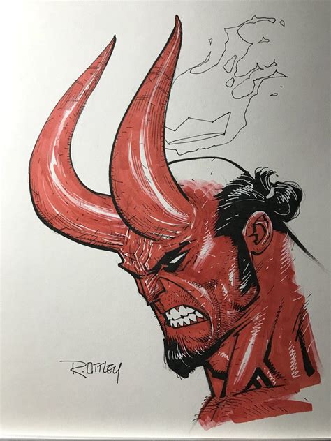 7 Twitter Hellboy Art Comic Art Concept Art Characters
