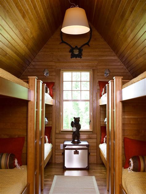 Cabin Bunk Room Houzz
