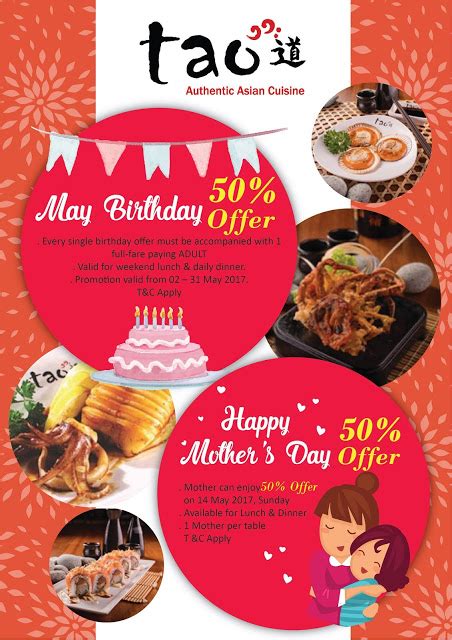 However, you can check the details of each holidays in malaysia. May Promotion 2017 @ Tao | Malaysian Foodie