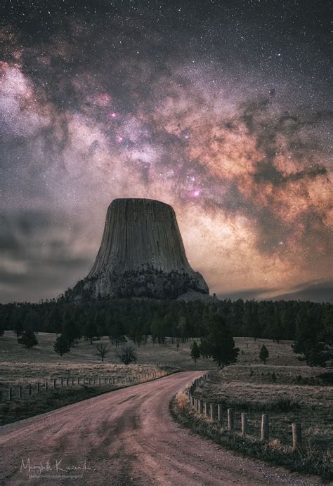 Apod 2022 April 13 Milky Way Over Devils Tower