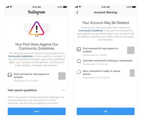 Instagram Update Notifications About Deleting Accounts And Removing
