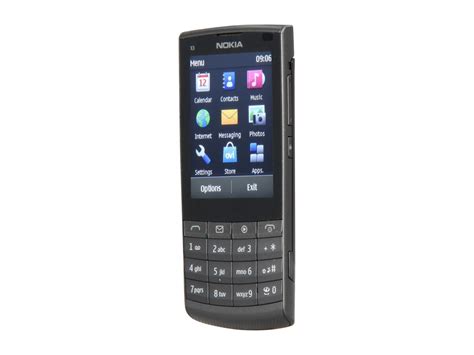 Nokia Touch And Type Dark Metal 3g Unlocked Gsm Touch Screen Phone With