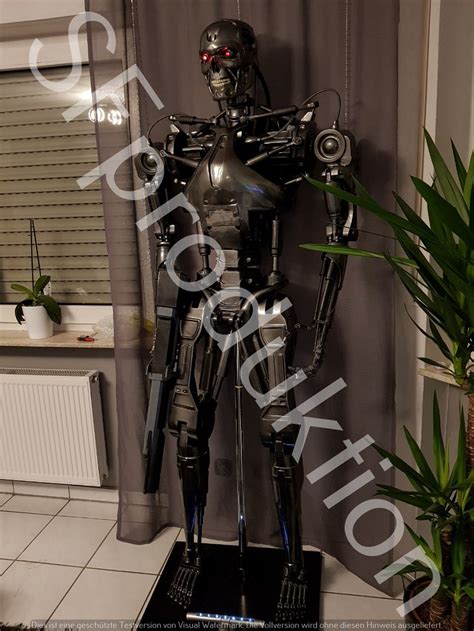 T2 Terminator T800 Endoskeleton 11 Lifesize Movable Etsy