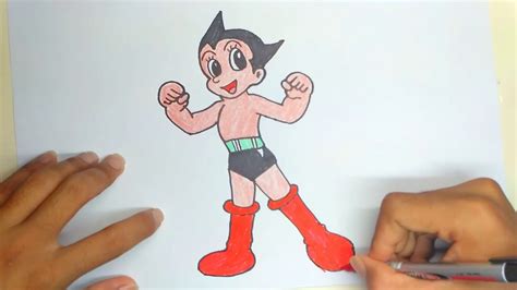 How To Draw Astro Boy Step By Step Youtube